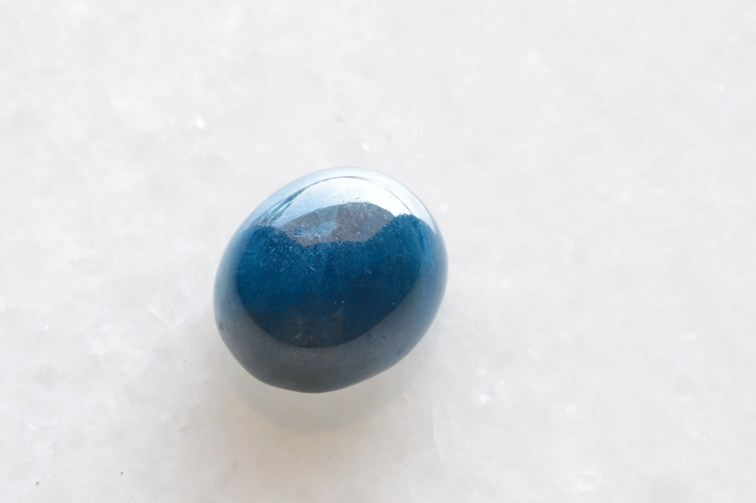 ブルーアパタイト【10】天然石ルース・カボション（15×13mm）