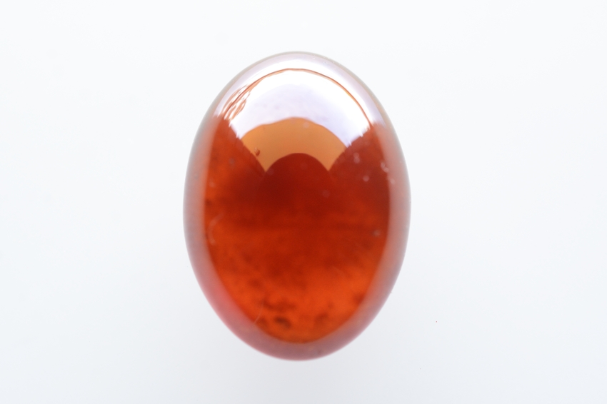 ヘソナイト（オレンジガーネット）【14】　天然石ルース・カボション（18×13mm）