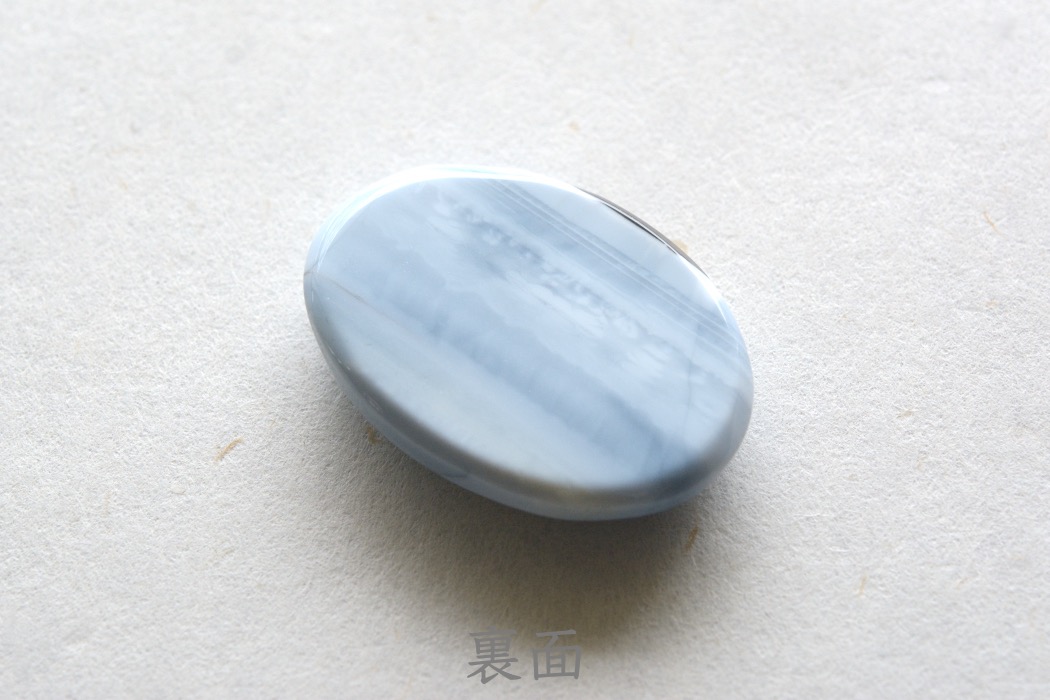 ブルーオパール（オワイヒーブルーオパール）【11】天然石ルース・カボション　（34×23.5mm）