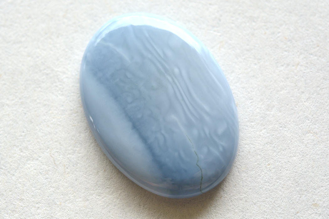 ブルーオパール（オワイヒーブルーオパール）【12】天然石ルース・カボション　（35.5×25.5mm）