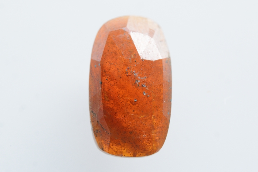 オレンジカイヤナイト【7】天然石ルース・カボション・ローズカット（16×9mm）