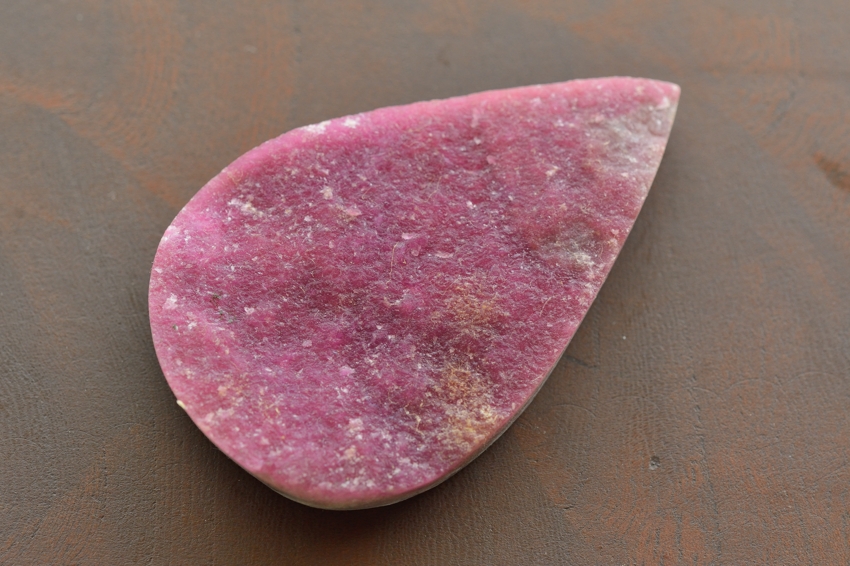 ピンクコバルトカルサイト（ドゥルージー）【7】天然石ルース・カボション（51×32mm）