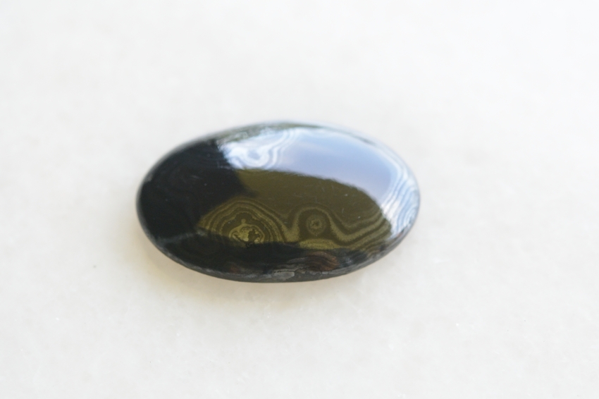 サイロメレーン【16】天然石ルース・カボション（31×21.5mm）