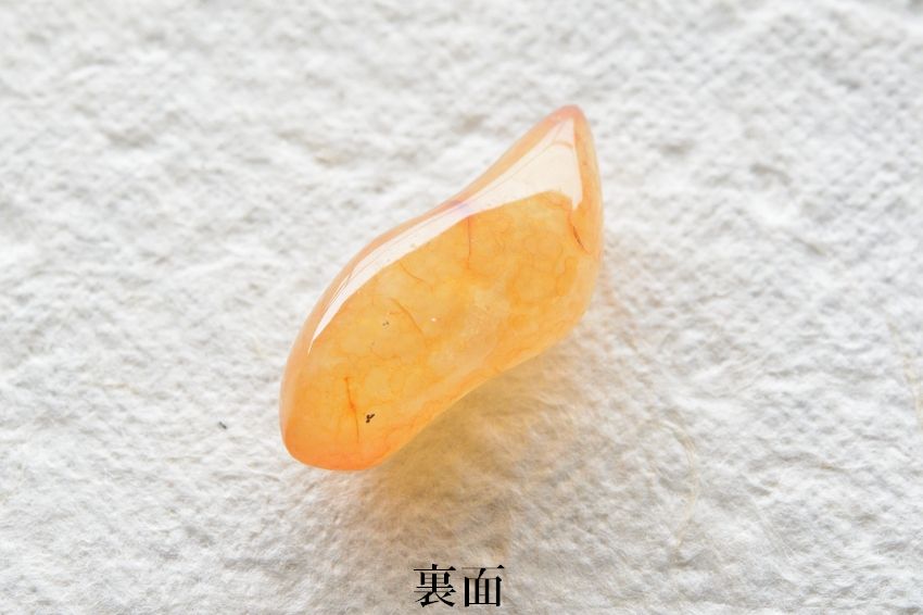 水入り瑪瑙【13】ルース・カボション・磨き原石（38×15.5mm）